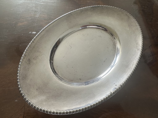 Norton & White EPNS Manchester 21 cm / 14 cm silver-plated pocket tray