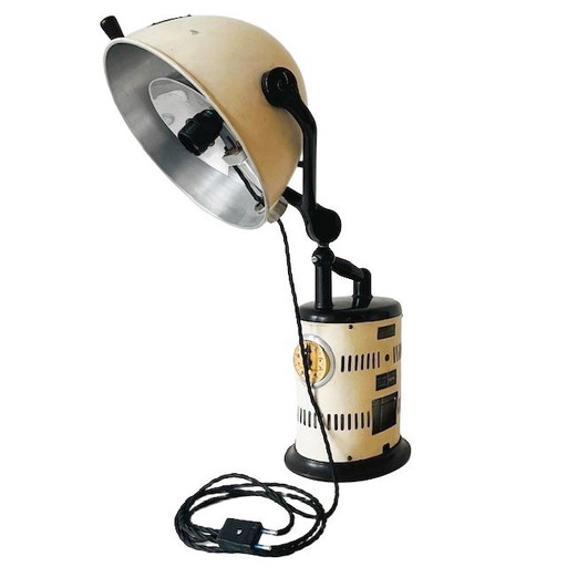 Vintage Industrial table lamp Hanau design lamp 1930s