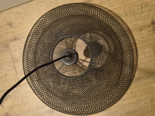 Lucide mesh prachtige hanglamp zwart metaal 46 cm – hanglampen, Metal