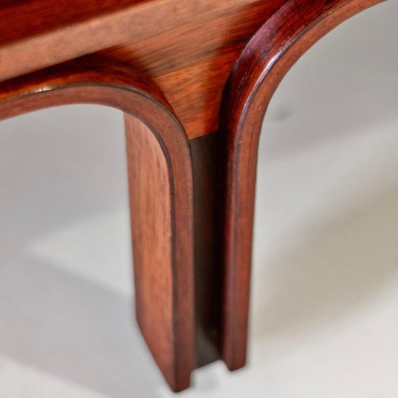 Image 1 of 1 aparador italiano moderno Frattini para Bernini, años 50, con puertas corredizas de madera.