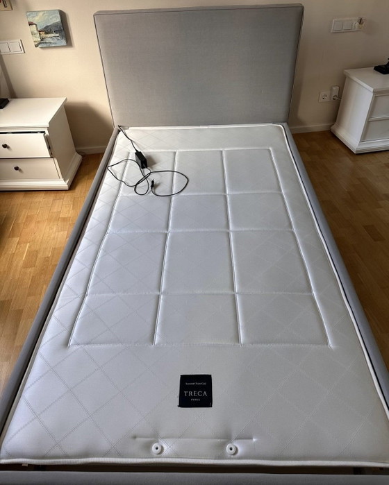 Treca Paris Designer Bed 100x200 cm | Electrically Adjustable, Tréca Paris, Single beds, Textile, Grey (photo 3 of 10)