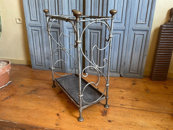 Image 1 of Porte-parapluie Art Nouveau Français Vintage