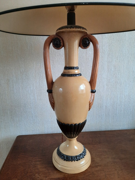 Beautiful large Kullmann earthenware light-sealed table lamp – Ceramic (photo 4 of 9)