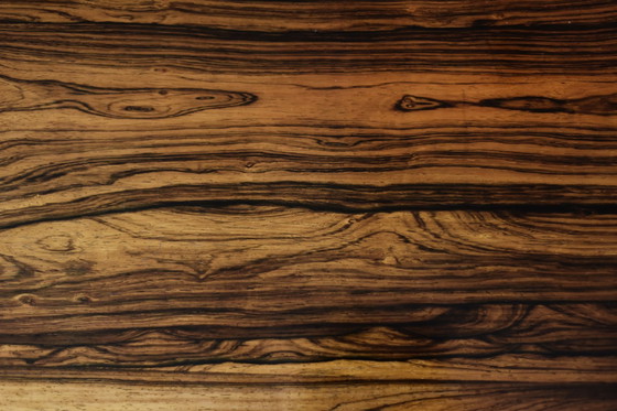 Image 1 of Tavolino da caffè grande vintage Mid-Century moderno in palissandro e alluminio di HMB Möbler Rörvik, Svezia, anni &#39;60