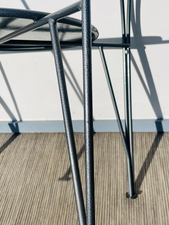 Image 1 of Pair of 'Lune d'Argent' chairs by Pascal Mourgue for Fermob. Vintage 80s