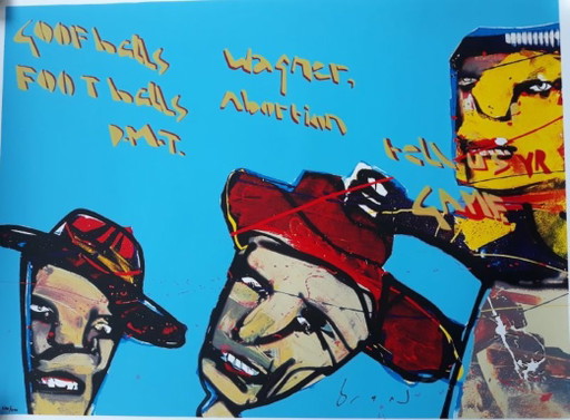Herman Brood GOOFBALLS Hand-signed