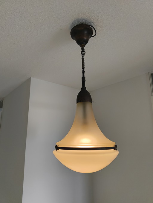 Lampe Siemens originale, conçue par Peter Behrens en 1908