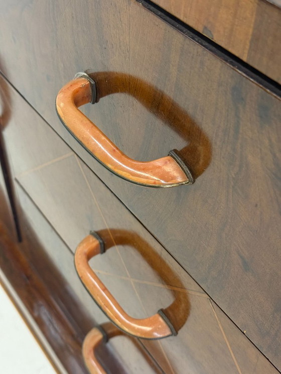 Image 1 of Italian walnut Art Deco / Art Nouveau sideboard