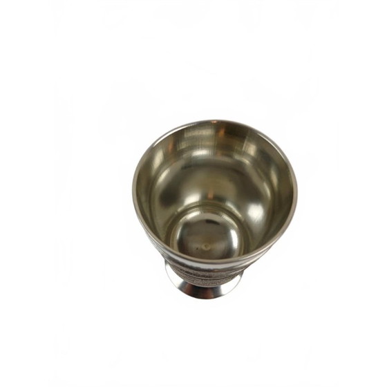 Image 1 of Beautiful Irish Pewter Goblet - Mullingar Pewter (Book of Kells)