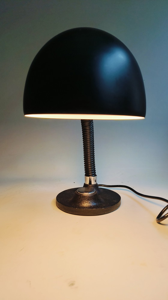 Image 1 of Lámpara de escritorio de metal cromado Hillebrand Bauhaus años 70