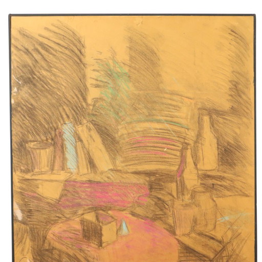 Vintage Kunst op Hout XL Nele Boudry