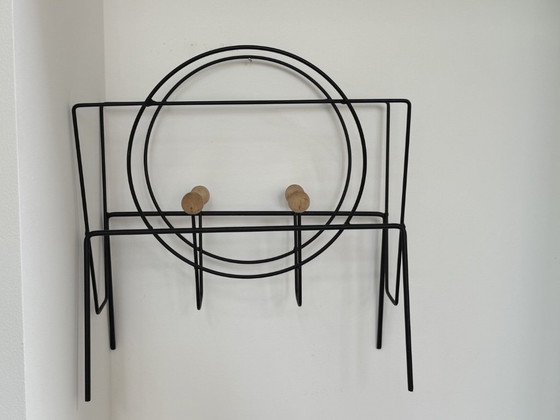 Porte-revue en metal filaire années 50 – Wood (photo 5 of 5)