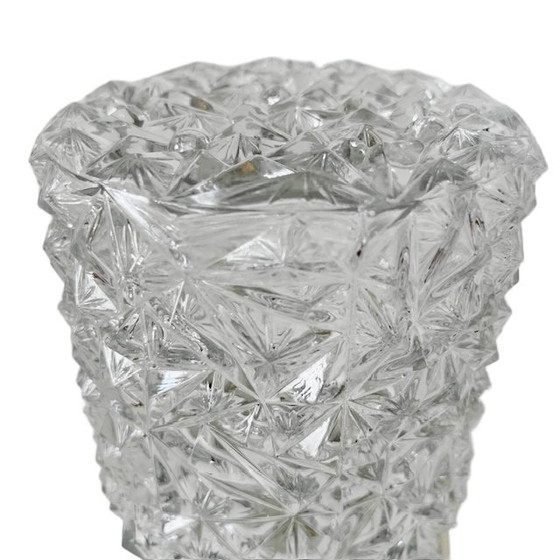 Image 1 of Lampada da soffitto vintage Corodex in vetro effetto cristallo 1960