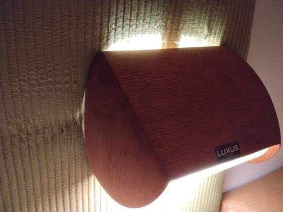 Une paire de Lampes de lecture Luxus 716, Bois, Marron (photo 5 sur 5)