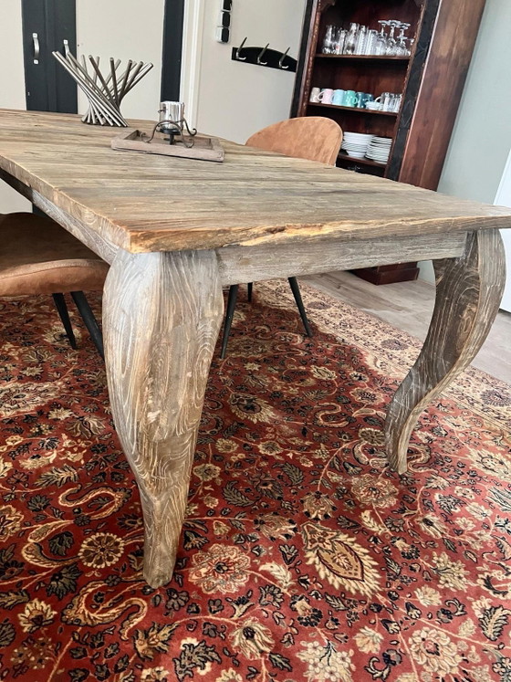 Tavolo da pranzo vintage in legno di teak – Tavoli da pranzo, Wood (photo 6 of 8)