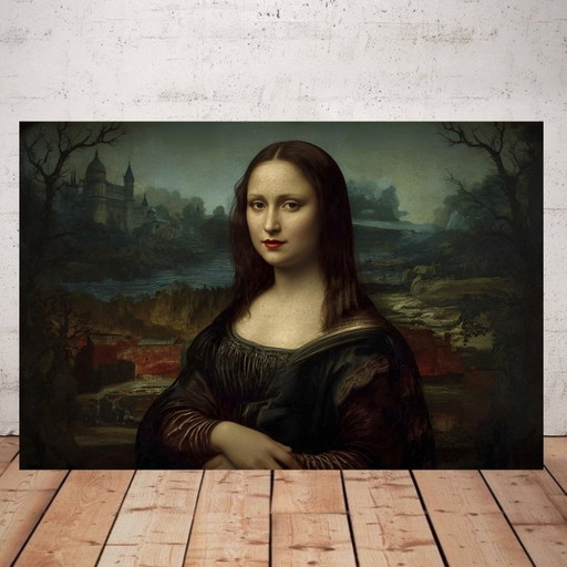 Photo printed on plexiglass / Mona Lisa / Leonardo da Vinci / Limited edition / Wall decoration / Pop art