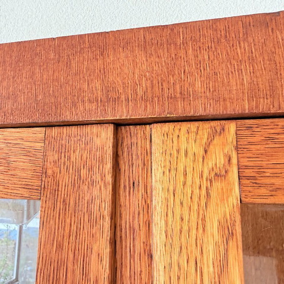 Image 1 of Elegant hanging display cabinet in Art Deco style