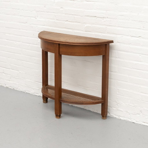 Oak Console Table 30s