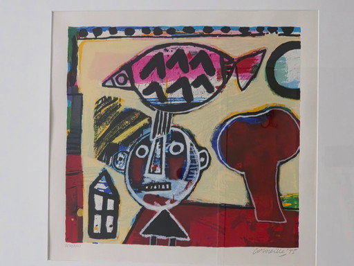 Corneille - Child and Bird - Gesigneerd - 1995