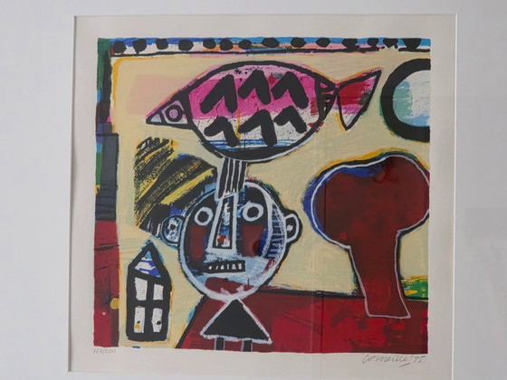 Image 1 of Corneille - Child and Bird - Gesigneerd - 1995