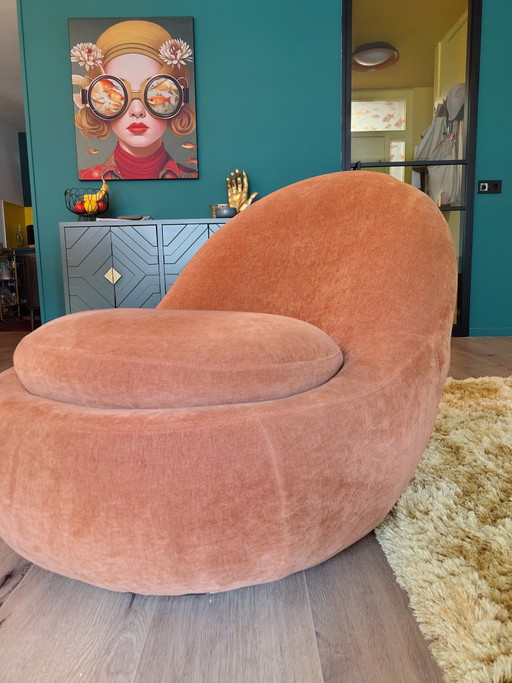 Fauteuil Babette – Velvet, Textile