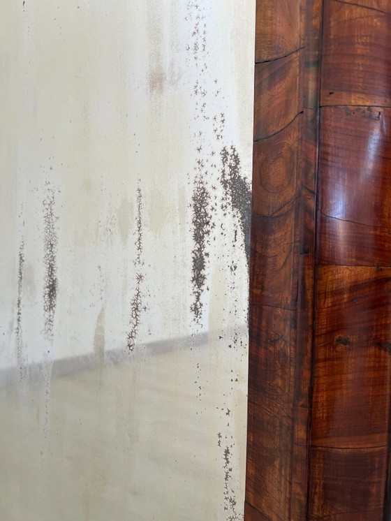 Image 1 of Cassettone - Noce - Comò con specchiera