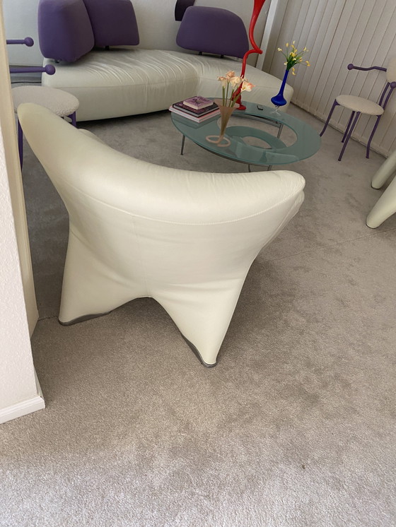 Image 1 of 2x sillón leolux echnaton Sessel 