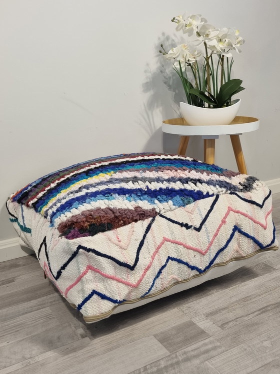 Image 1 of pouf marocain, coussin de siège berbère vintage