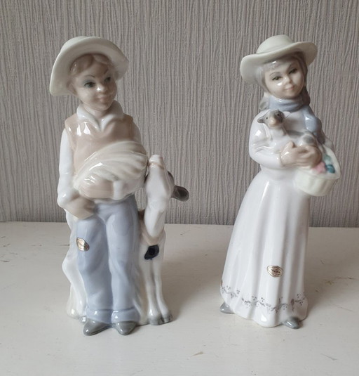 Tengra porcelain figurines handmade in Valencia Spain