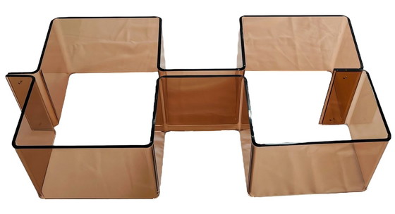 Image 1 of Etagère "serpent" en altuglas par Michel Dumas, France années 70