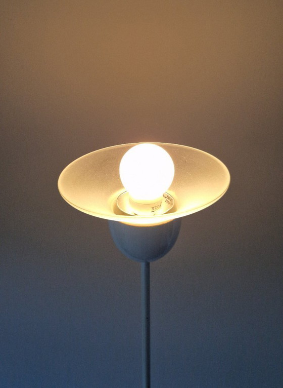 Image 1 of Vintage Italian design lamp, Luci Tulipano, DesignSTD, white metal and glass, 1970s