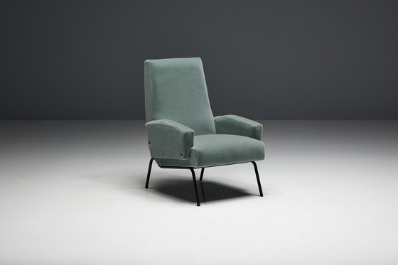Image 1 of Mid Century Modern Lounge Chairs im Stil von Gastone Rinaldi, Italien, 1950er Jahre