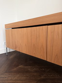 Design Dressoir / Lowboard Teak & Aluminium