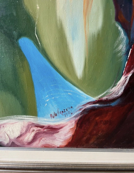 Image 1 of Opera astratta/moderne firmata Renato Vallanzasca pezzo di storia da autenticare