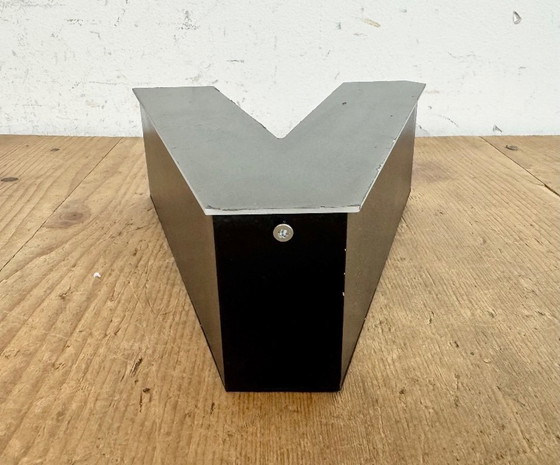 Image 1 of Vintage Grey Illuminated Letter V , 1970s