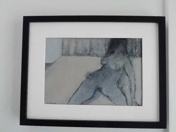 Sitting on Bed – Rob Jacobs, Dipinti e disegni, Tela (photo 2 of 6)