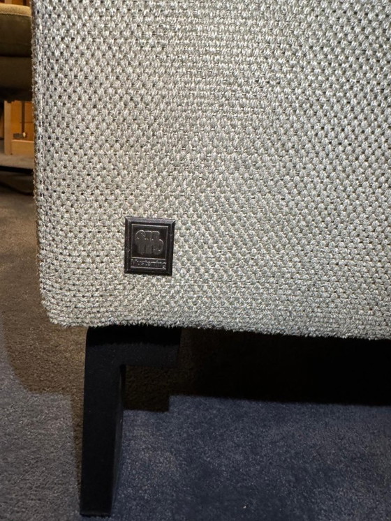 Image 1 of Divano Musterring a 2 posti con pouf (verde)