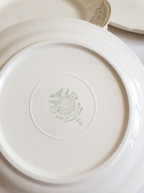 Image 1 of Villeroy & Boch dessert service from the 1950s