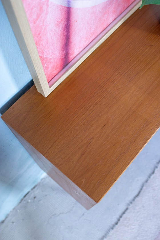 Image 1 of Vintage teakhouten boekenkast, ladekast, dressoir, Deense stijl uit het midden van de 20e eeuw