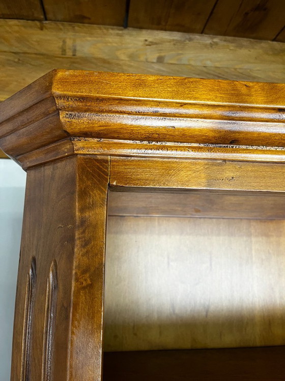 Librerie aperta in ciliegio, stile classico francese, influenza Luigi Filippo, 1950 – Legno (photo 12 of 14)
