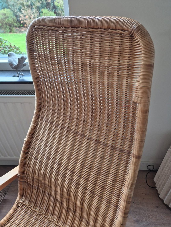 Image 1 of Ikea rotan design fauteuil, ontworpen door Yngve Ekström, Öland