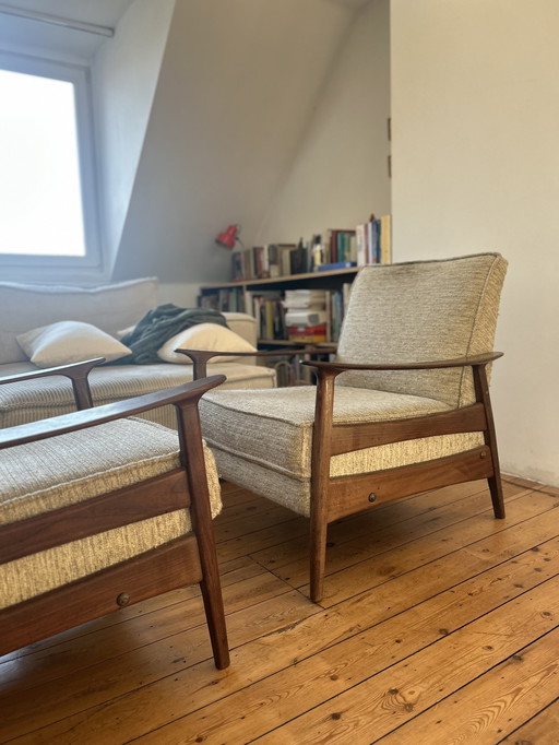 Fauteuils scandinaves (2x)