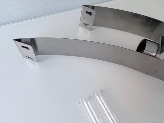 Set di 2 candelieri da parete / vasi da parete in acciaio inossidabile design – Decorazioni murali, rvs (photo 14 of 15)