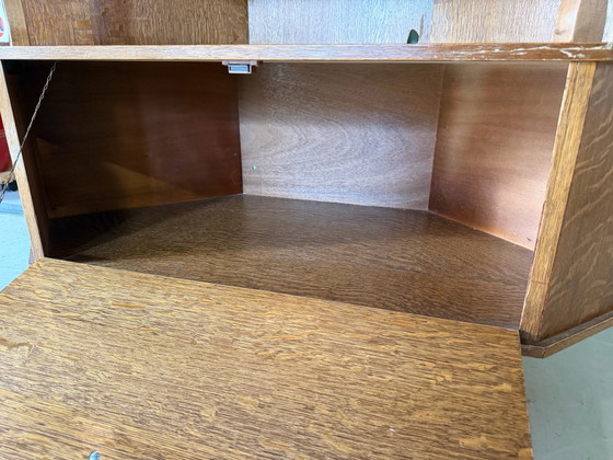 Vintage hoekkast jaren 60 – Opbergkast, Metaal, Hout (photo 10 of 12)