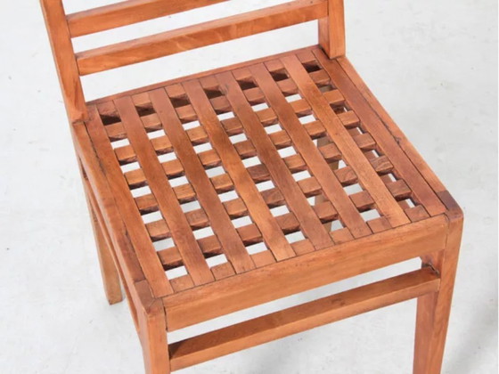Een paar lattenstoelen, model 103, 1941, René Gabriel – Eetkamerstoelen, Wood (photo 3 of 6)