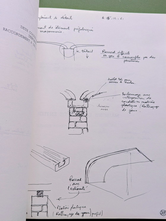 Image 1 of Jean Prouvé CNAM course 1962-1963 by JP Levasseur, 1983