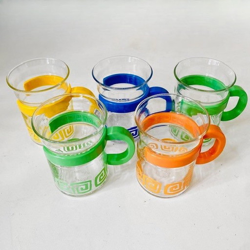 Set of Vintage Tea Glasses Randwyck Maastricht