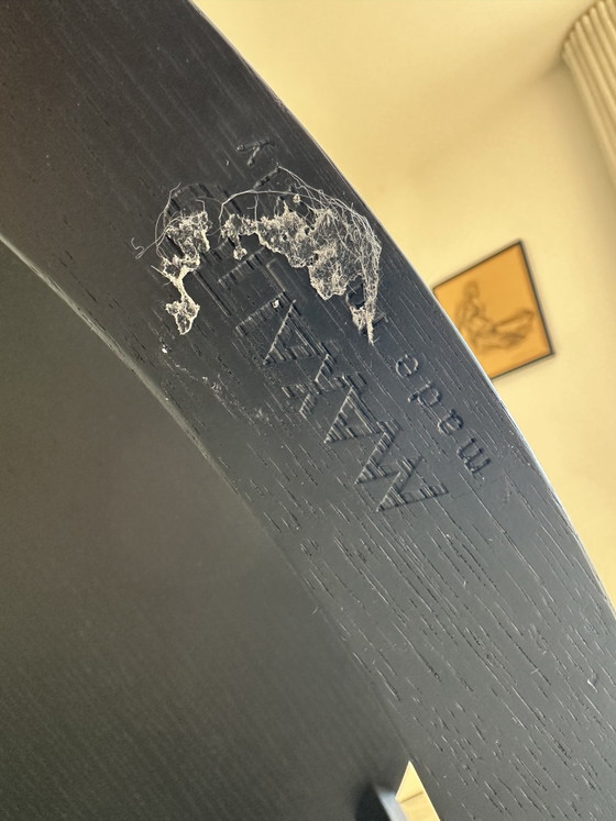 Image 1 of Table Basse Maxalto Loto – Ø 80 cm – Chêne Noir (Antonio Citterio)
