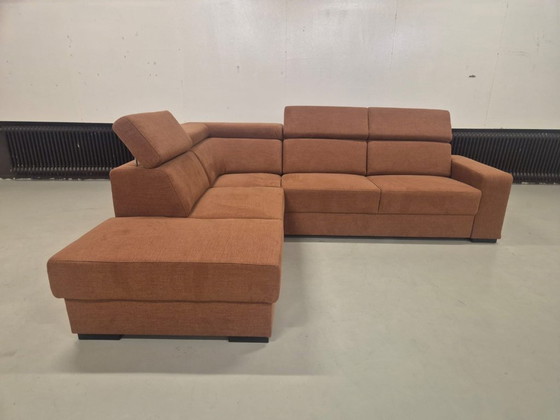 Image 1 of OFFERTA SPECIALE SHOWROOM - Divano angolare Rio - Cognac - Nuovo - Saldi