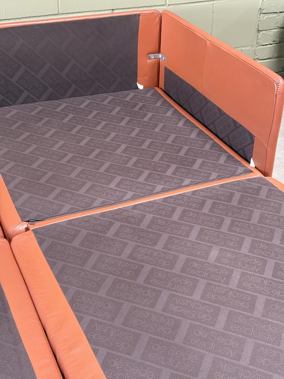 Divano letto De Sede DS-76 in pelle color cognac cammello. – Letti da giorno, Leather (photo 15 of 15)